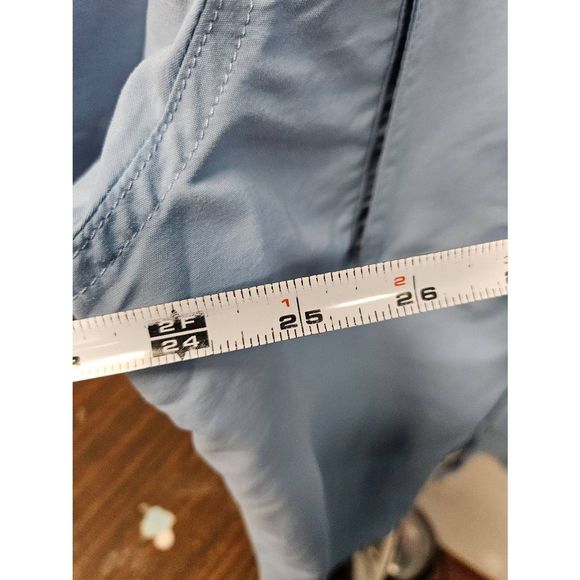 L.L. Bean Blue Performance Vented Fishing Shirt size Large - Picture 9 of 10